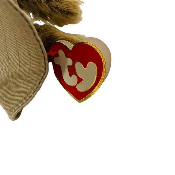 TY Attic Treasures Hogan the Kangaroo Bunny Plush With Hat & Vest Brown 10" - Picture 7 of 10